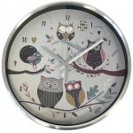 Horloge C'est chouette Par KIUB - 25 cm