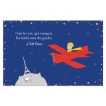 Set de table Le Petit Prince de St Exupry bleu