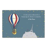 Set de table Le Petit Prince de St Exupry gris bleu