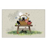 Set de table chatons en picnic par Bug Art