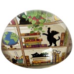 Presse-papier Chatons dans la Bibliothque