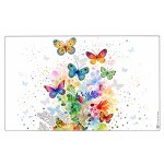 Set de table papillons multicolores 43 x 28 cm