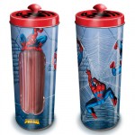 Boite de rangement pour pailles Spiderman