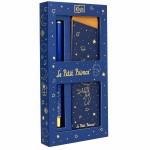 Coffret stylo et �tui Le Petit Prince bleu et dor�