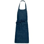 Tablier denim polycoton avec poche