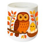 Tirelire Hibou en c�ramique � 9,5 cm