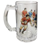 Chope � bi�re Rugby 470 ml � Verre � bi�re imprim� en France