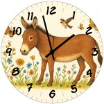 Horloge murale �ne en verre 29 cm