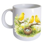 Mug en c�ramique � canaris � CBKr�ation