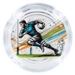 Cendrier Rugby en verre Cbkr�ation