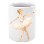 Pot � crayons en c�ramique � Danseuse �toile