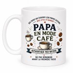 Mug Papa en mode caf� 350 ml � Cbkr�ation