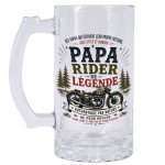 Chope � Bi�re Papa Rider de L�gende 480 ml