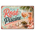 Planche � D�couper en Verre Ros� Piscine