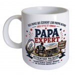 Mug Papa Expert Rugby Authentique par Nature 300 ml � Cbkr�ation