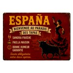 Planche � d�couper en verre Espagne tapas 29 x 20 cm