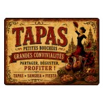 Planche � d�couper en verre tapas espagnoles 29 x 20 cm