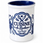 Pot � ustensiles cuisine du bonheur en c�ramique
