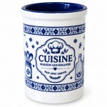 Pot � ustensiles cuisine maison gourmande en c�ramique
