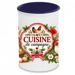 Pot � ustensiles cuisine de campagne poules et �ufs