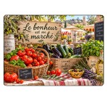 Planche � d�couper verre march� proven�al 29 x 20 cm