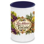 Pot � ustensiles en c�ramique les d�lices de Toscane