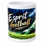Pot � crayons Esprit football en c�ramique � 9,8 cm