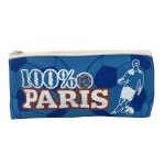 Trousse rectangulaire 100 % Paris bleue