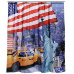 Rideau de douche New-York Liberty 180 x 180 cm