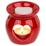 Br�le-Parfum C�ur Rouge en C�ramique