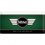 Plaque Mtal Austin Mini en mtal 50 x 25 cm