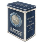 Bo�te de conservation en m�tal Mercedes-Benz Service Vintage