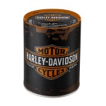 Tirelire en mtal Harley-Davidson Motor Cycles