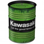 Tirelire en mtal Kawasaki  Let the good times roll