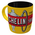 Mug Michelin Bibendum Vintage jaune et rouge 340 ml
