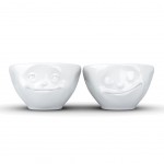 Ensemble de 2 Mini-Bols en porcelaine - rveur et heureux 100 ml