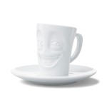 Set expresso en porcelaine blanche Tassen - Rieur