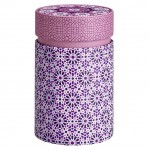 Boite  Th Andalusia en mtal - 150 grs - Lilas