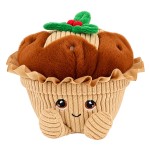 Peluche muffin de No�l Keeleco recycl�e 12 cm