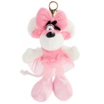 Porte-cls peluche Diddlina en robe ballerina  15 cm