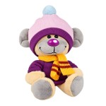 Peluche Pimboli hiver avec bonnet et �charpe 30 cm