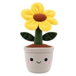 Peluche tournesol en pot Keel Toys Jardin botanique 25 cm