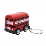 Porte clefs bus Londonien en mtal