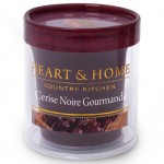 Bougie Votive Heart and Home 15 heures - Cerise noire gourmande