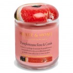 Bougie Heart and Home 30 heures - Pamplemousse rose cassis