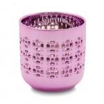 Verre dco pour Bougie Votive Heart and Home Rose