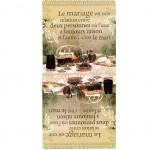 Essuie Main  Message Microfibre 70 x 35 cm : Le mariage