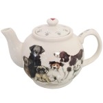 Thire en porcelaine Dogs Together Chiens par Alex Clark