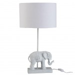 Lampe Elphant en Rsine Blanche 58 cm