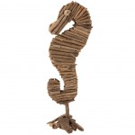 Statuette Hippocampe dcorative en Bois Albasia 56 cm